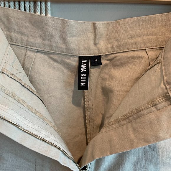 Ilana Kohn Cream Straight Leg Pants - Picture 4 of 5